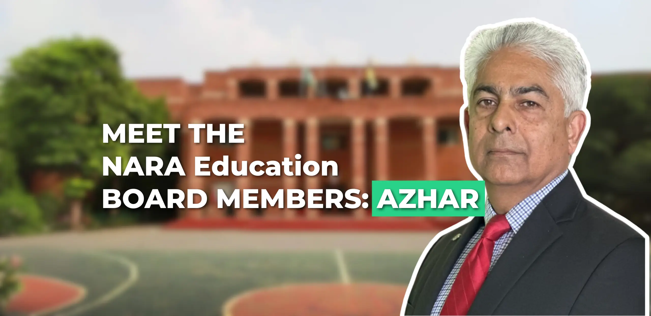 Meet the NARA Education Board Members Azhar Sindhu