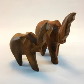Elephants Set, Handmade Wooden Elephants Set