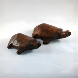 Turtles Set, Handmade Wooden Turtles Set